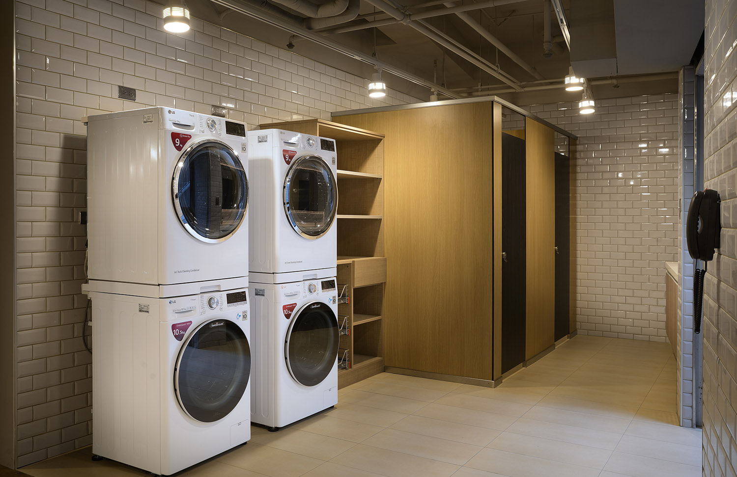 免投幣式自助洗烘衣機